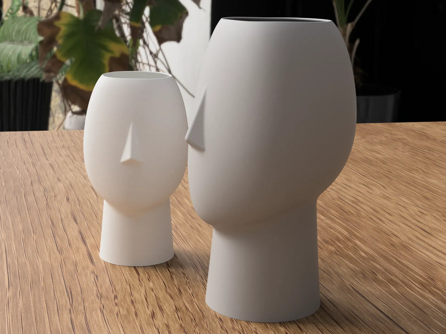Vase Face klein