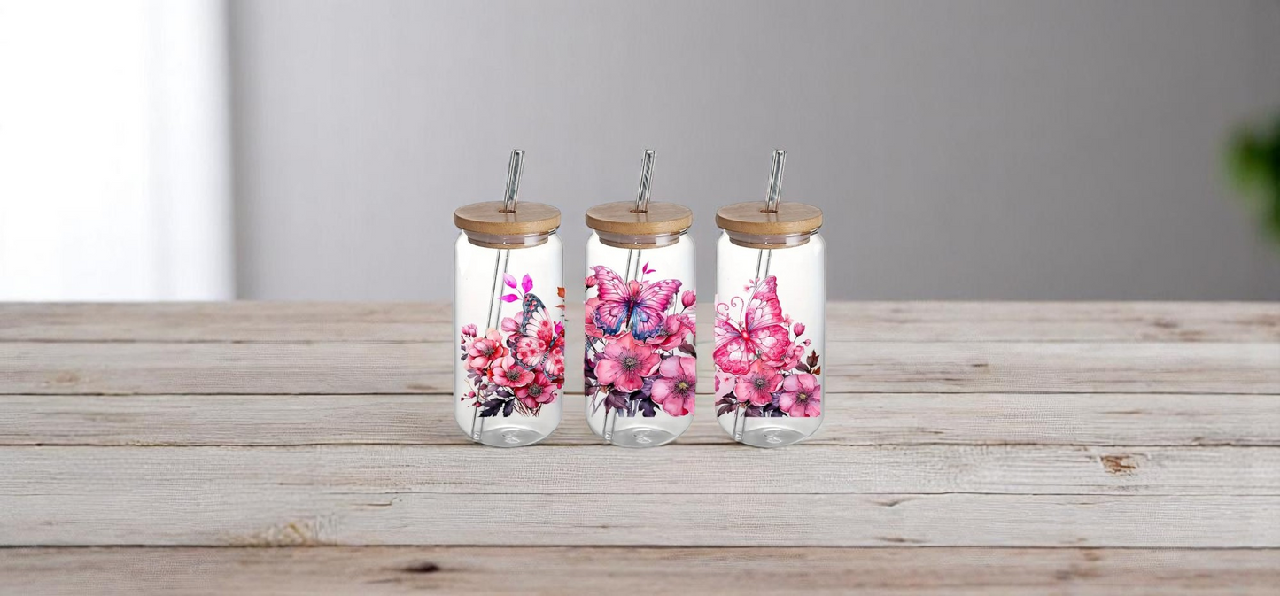 Gals Schmetterling pink