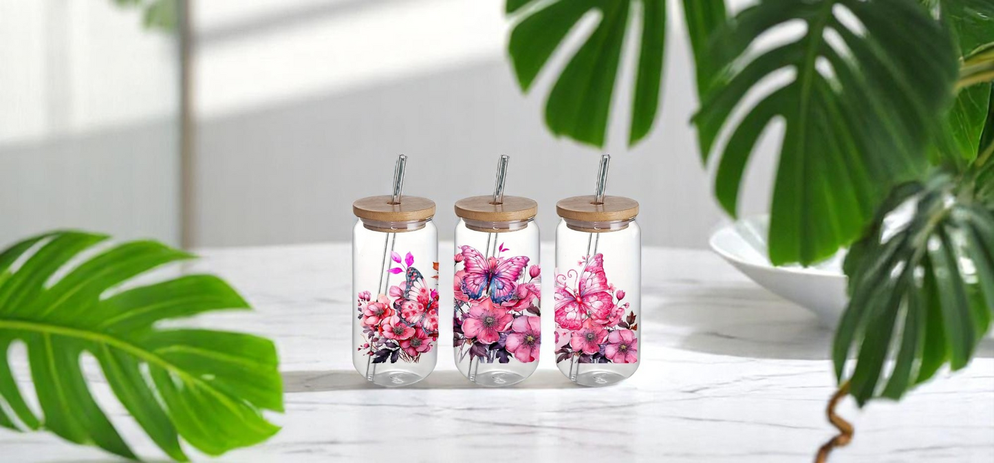 Gals Schmetterling pink