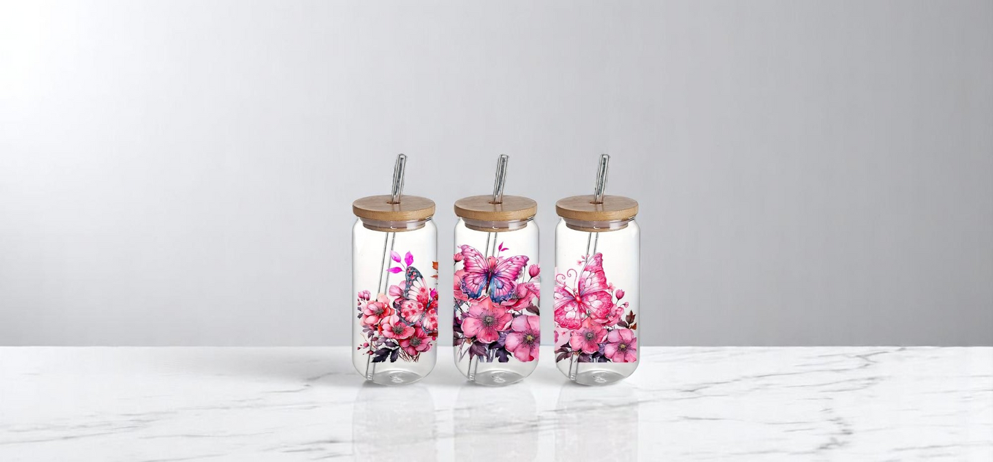 Gals Schmetterling pink