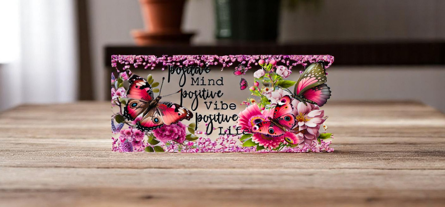 Gals Schmetterling rosa positiv mind