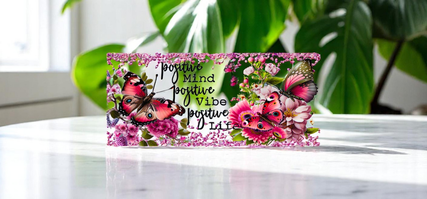 Gals Schmetterling rosa positiv mind
