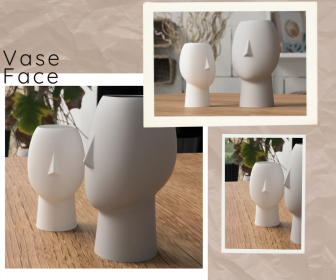 Vase Face groß