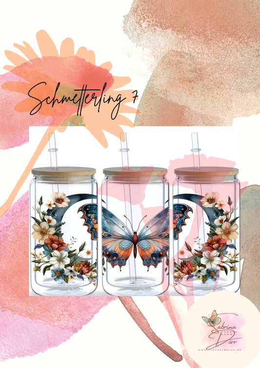 Schmetterling blau